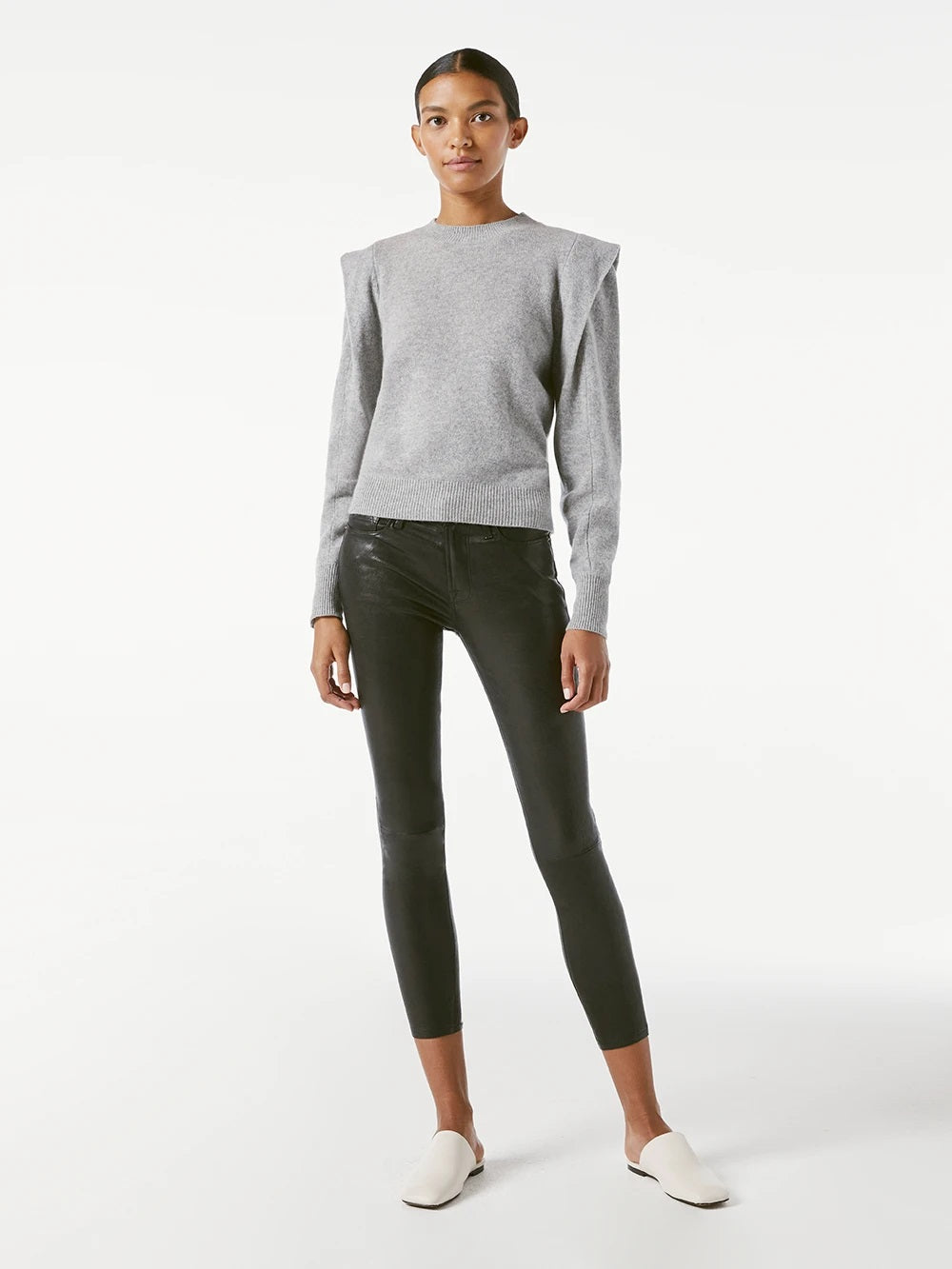 Frame - Kennedy Sweater in Gris Heather