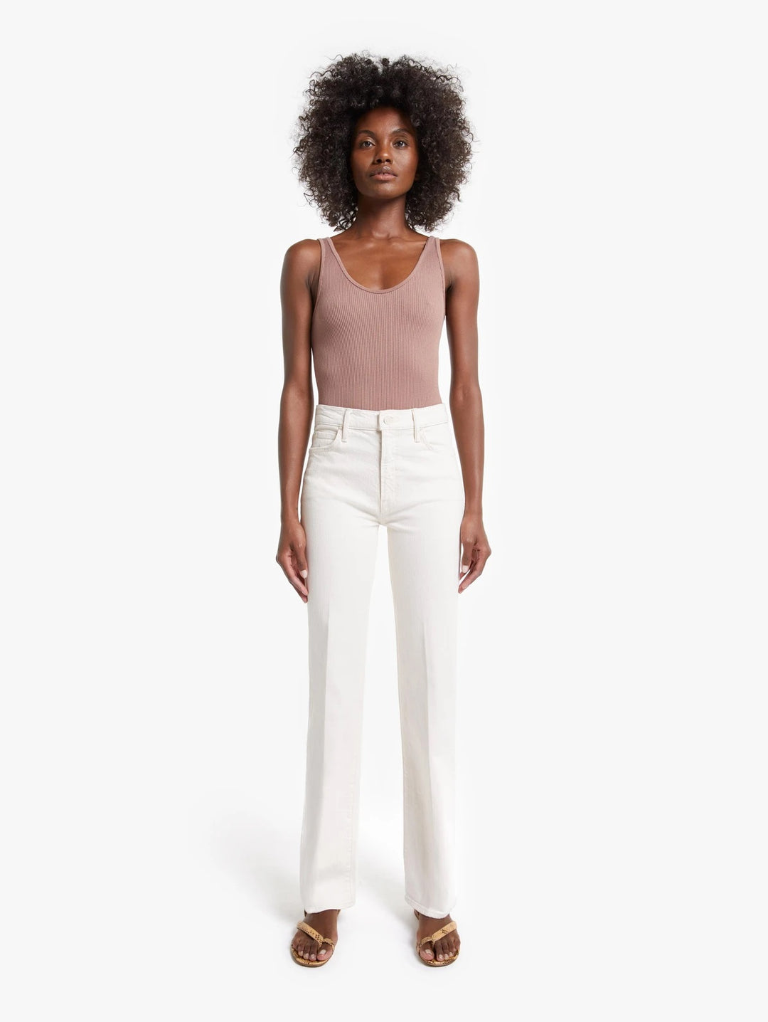Mother Denim - The Kick It Straight-Leg Jean in Act Natural
