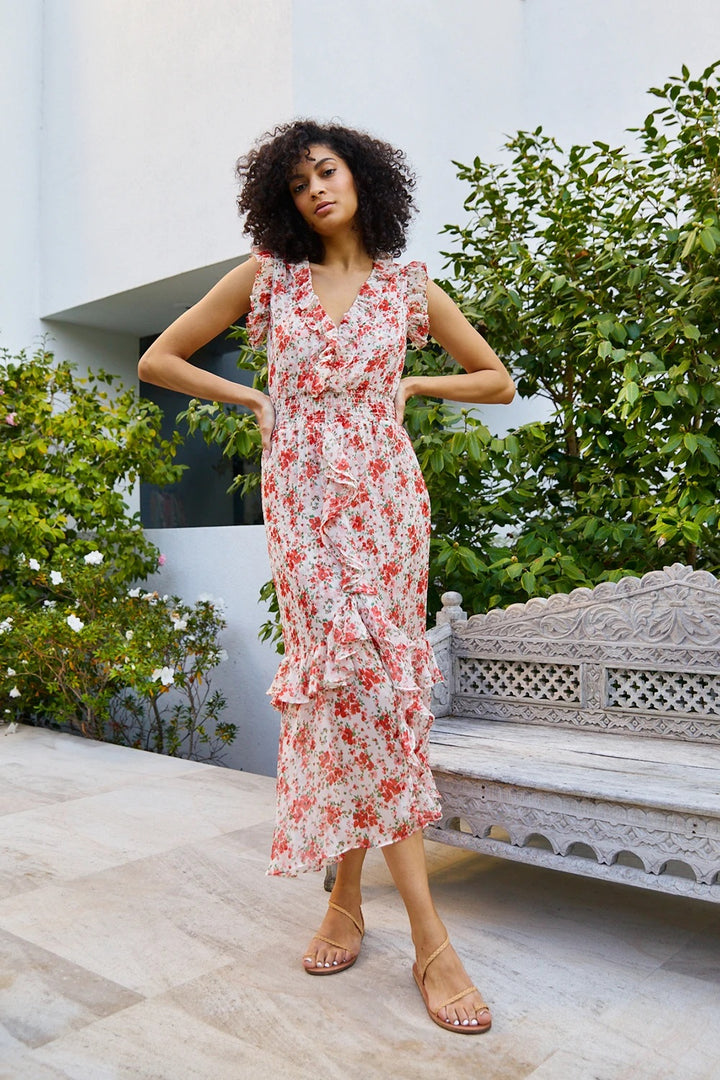 Misa - Kidada Dress in Poppy Allover