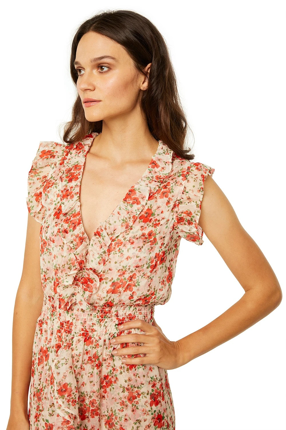 Misa - Kidada Dress in Poppy Allover