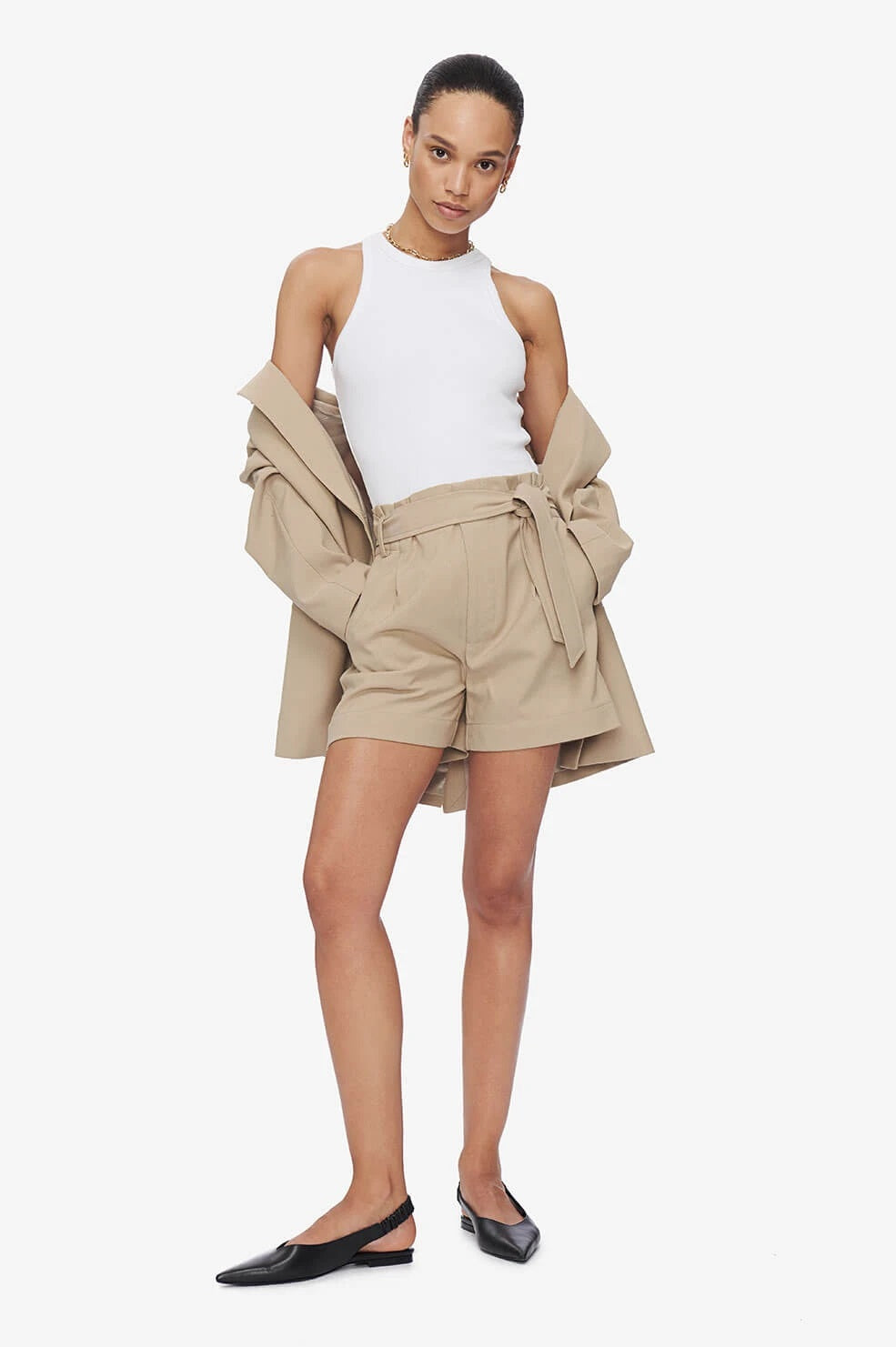 Anine Bing - Kinsley Short in Sand