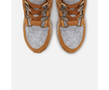 SOREL - Kinetic Short Lace Felt Camel Brown / Natural