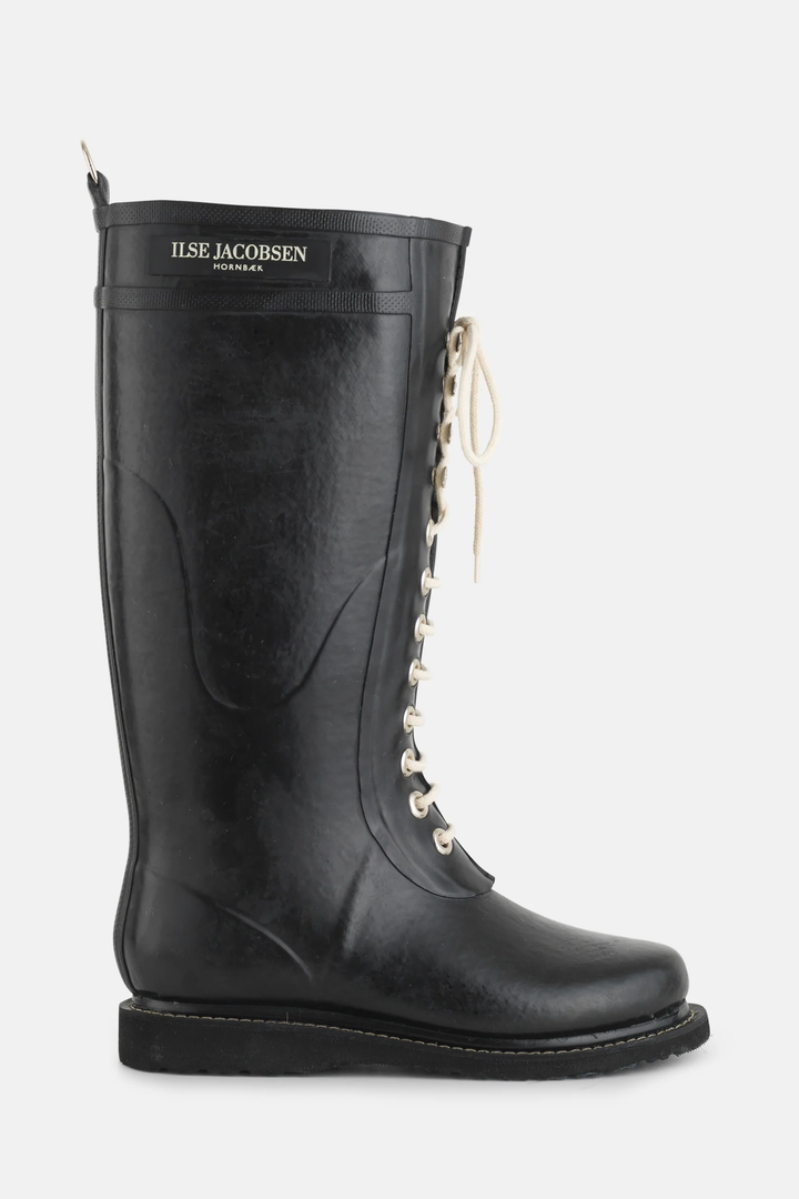 Ilse Jacobsen - Knee High Rubber Boots in Black