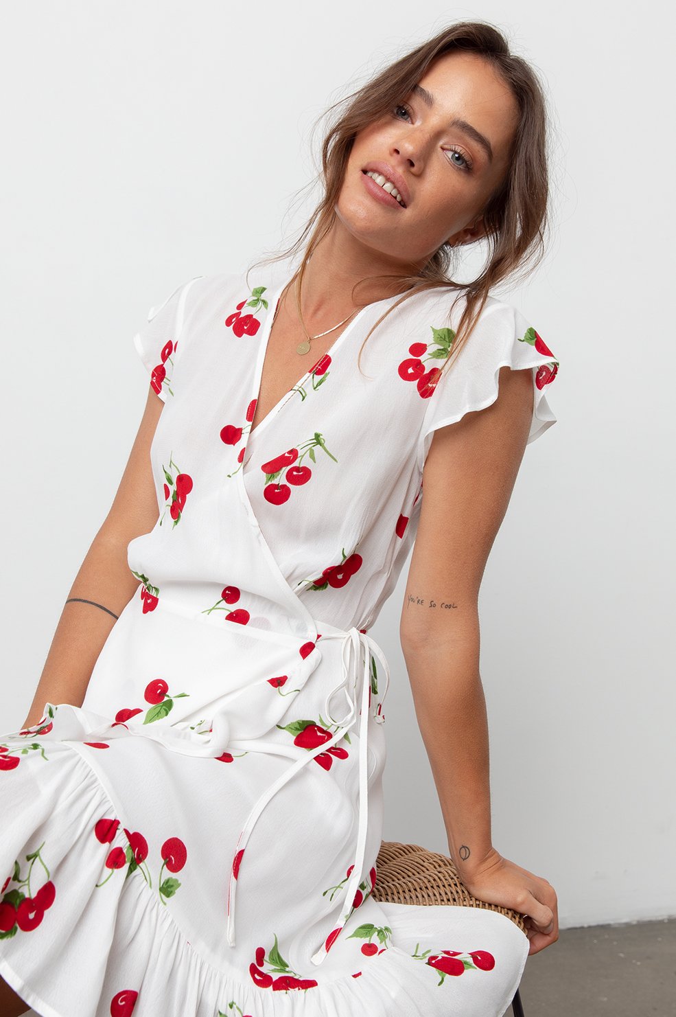 RAILS - Koreen Short Sleeve Dress in Cherry Bloom