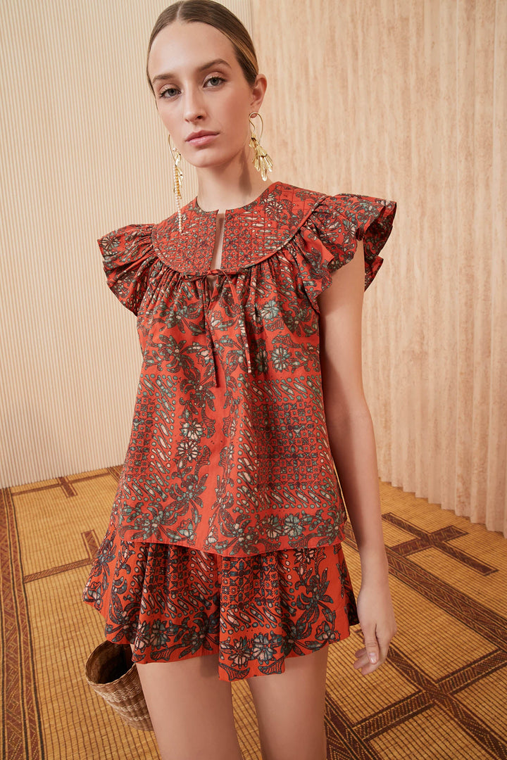 Ulla Johnson - Kosta Top in Clementine
