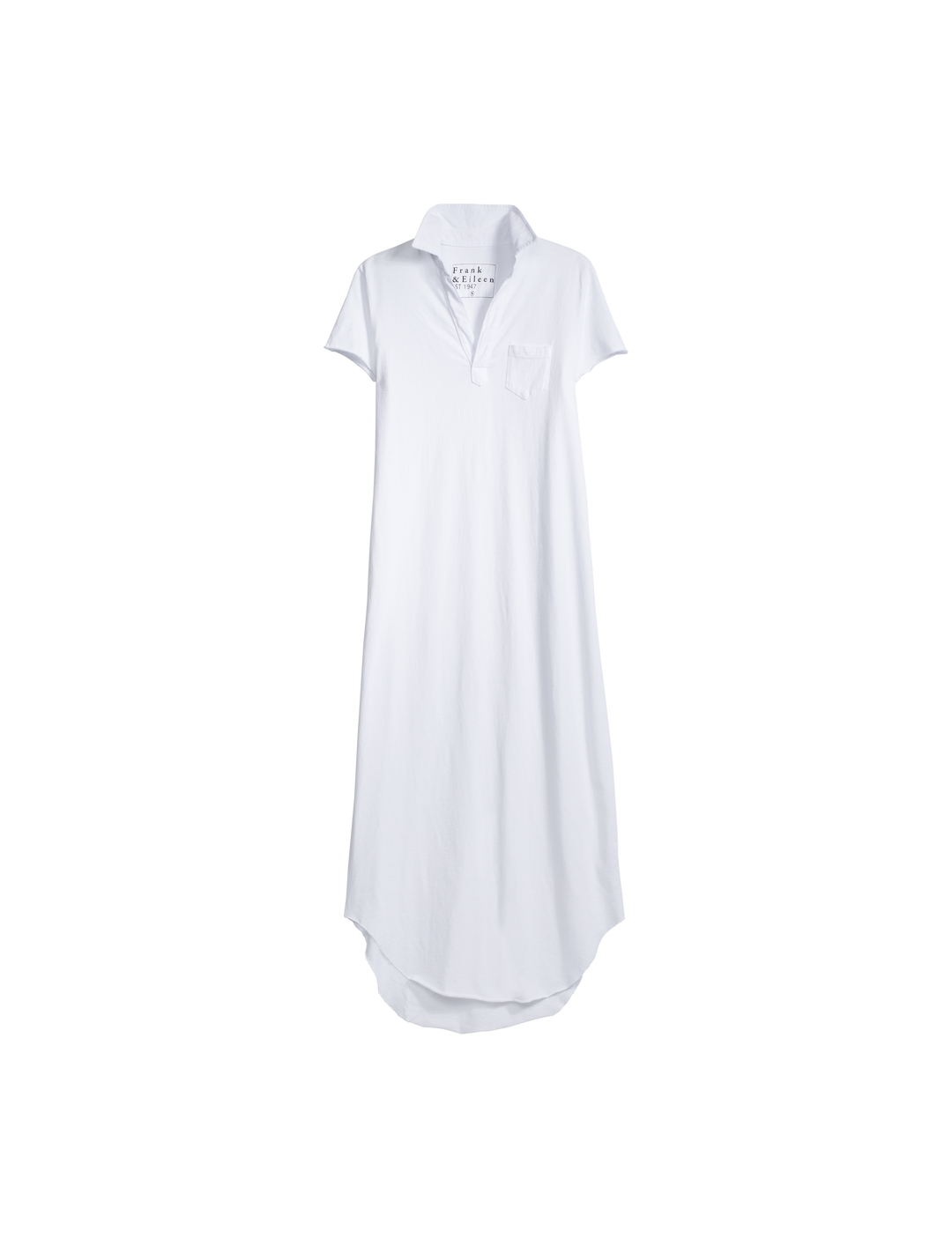 Frank & Eileen - Polo Midi Dress in White
