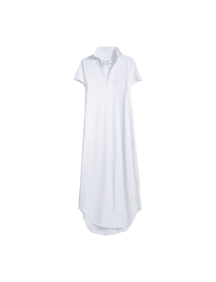 Frank & Eileen - Polo Midi Dress in White