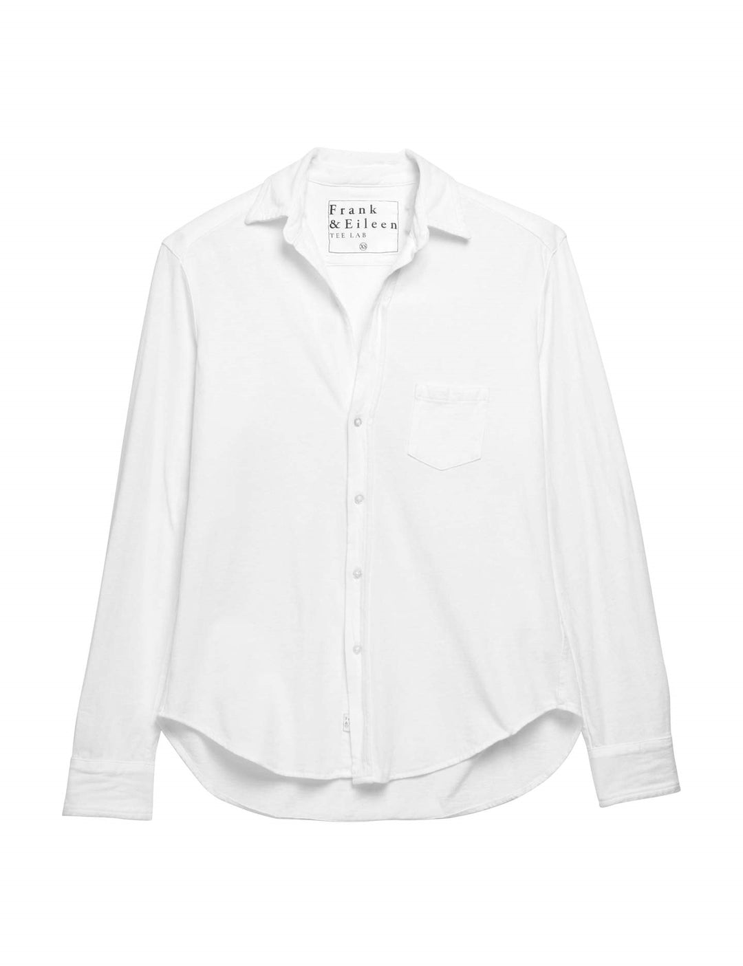 Frank & Eileen - Eileen Knit Button Up in White