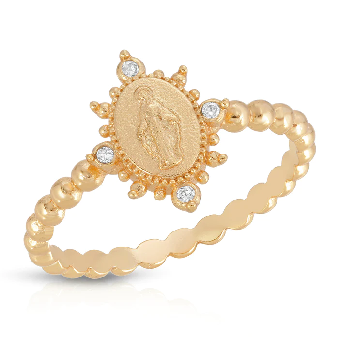 Joy Dravecky - Lady Lourdes Ring in Gold