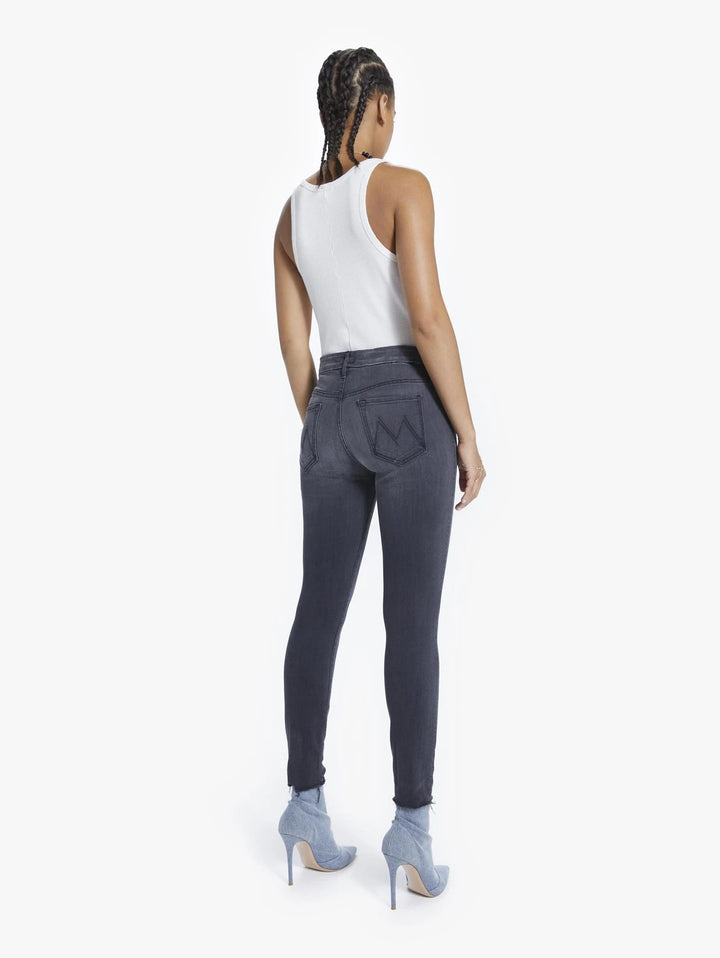 Mother - High Waisted Looker Ankle Fray in Lighting Up Lanterns