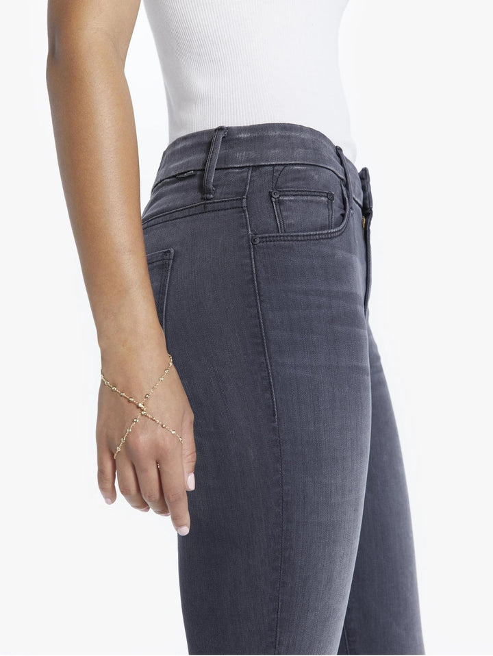 Mother - High Waisted Looker Ankle Fray in Lighting Up Lanterns
