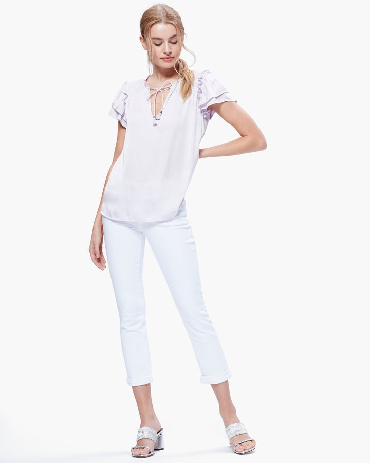 Paige Premium Denim - Laramie Top in Lavender Fog