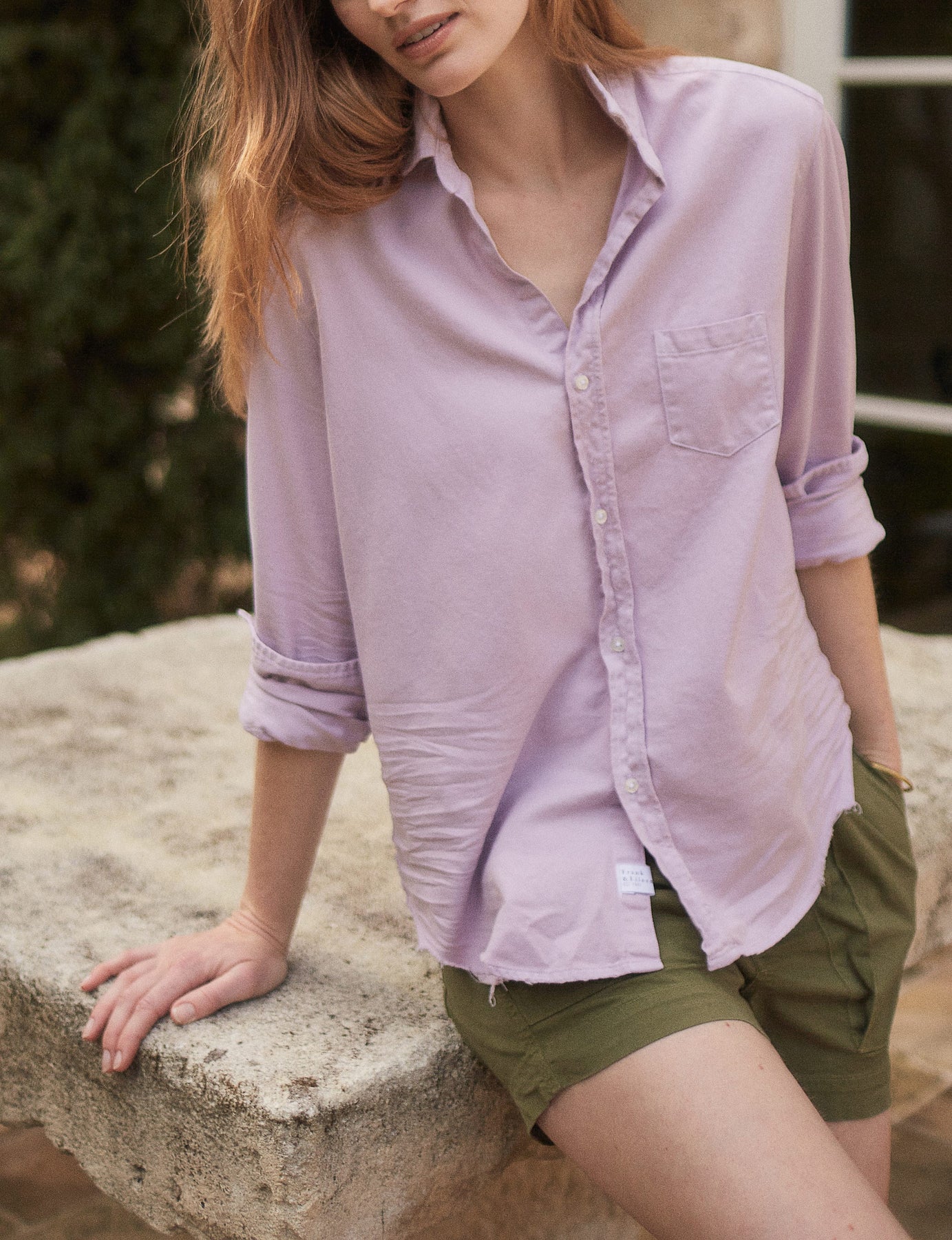トップス FRANK&EILEEN EILEEN SHIRT Frank & Eileen Eileen Shirt in Featherweight White