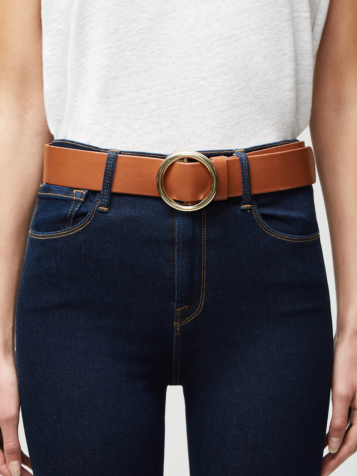 Frame - Le Circle Belt in Whiskey Accessories