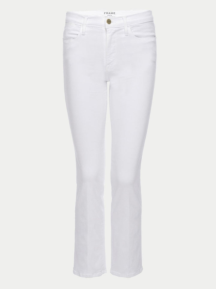 Frame - Le High Straight in Blanc