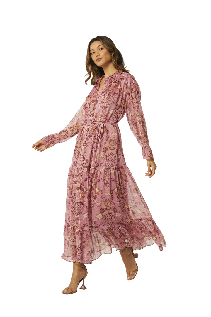 Misa - Leigh Dress in Cristobal Mirror Flower