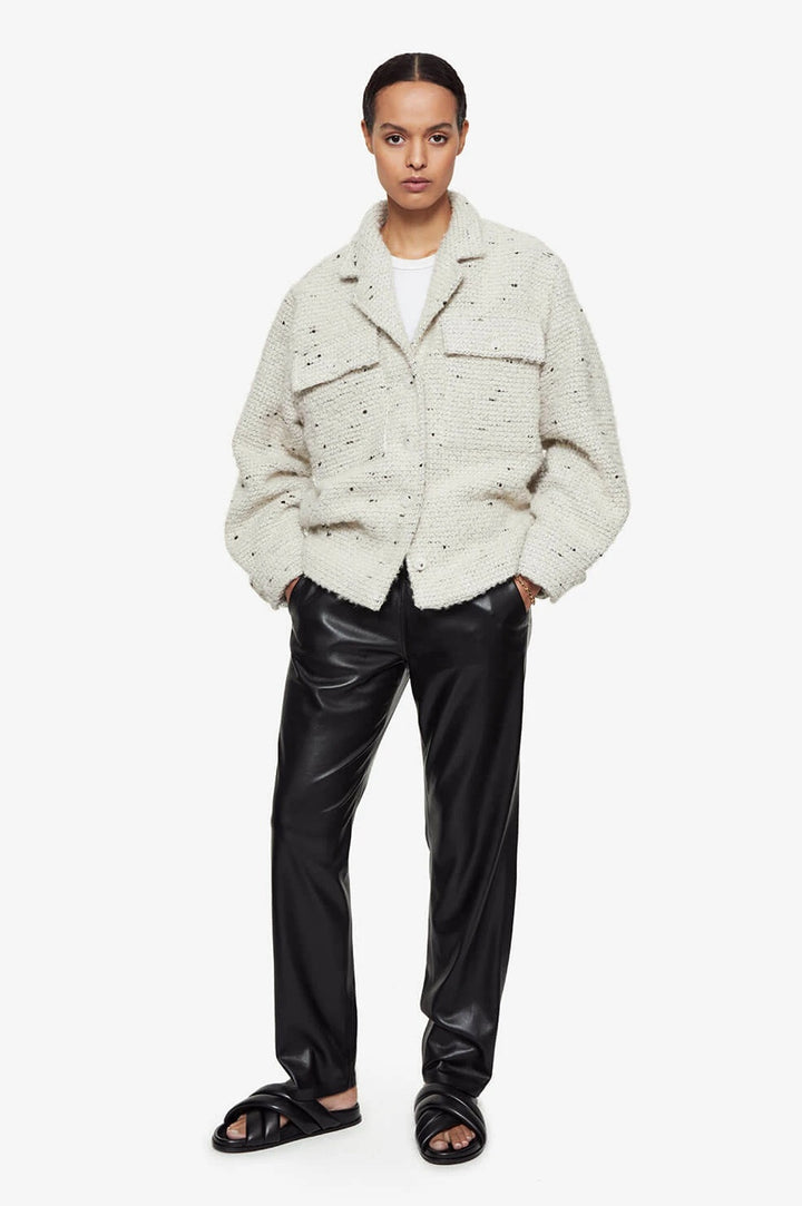 Anine Bing - Leon Jacket White Tweed in Off White
