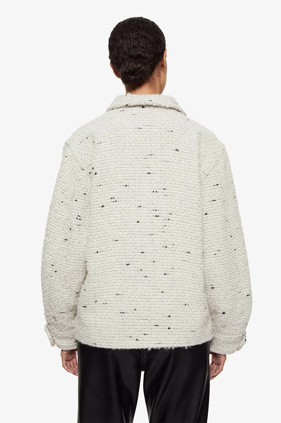 Anine Bing - Leon Jacket White Tweed in Off White
