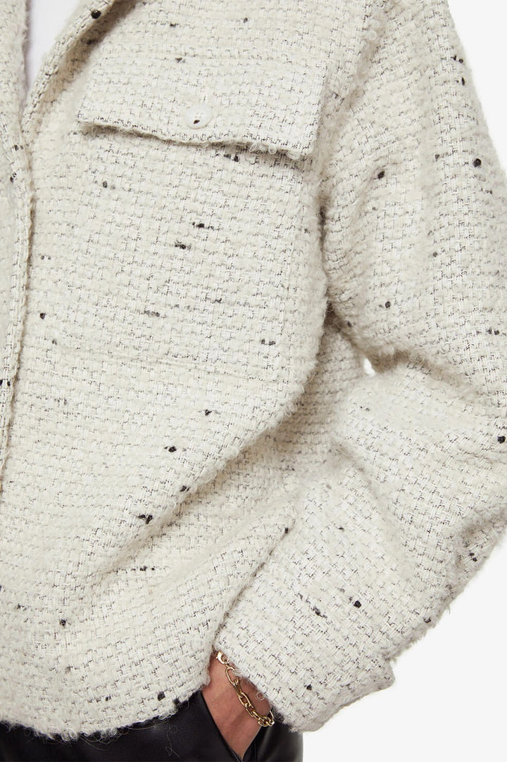 Anine Bing - Leon Jacket White Tweed in Off White