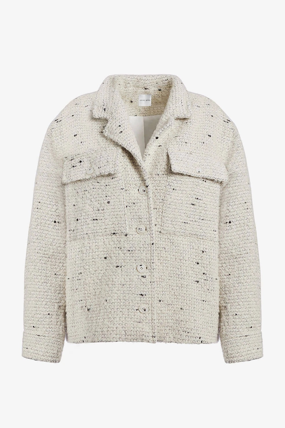 Anine Bing - Leon Jacket White Tweed in Off White