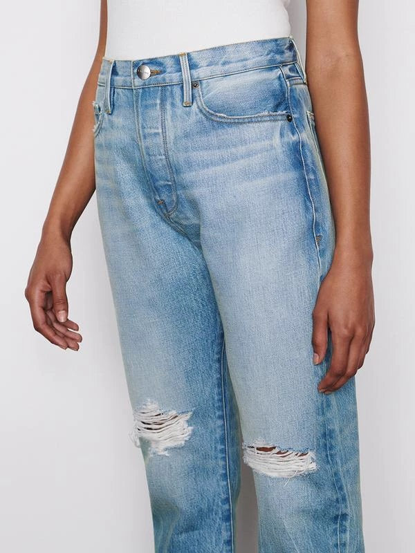 Frame Denim - Le Original Straight Leg Jean in Limelight Chew Denim