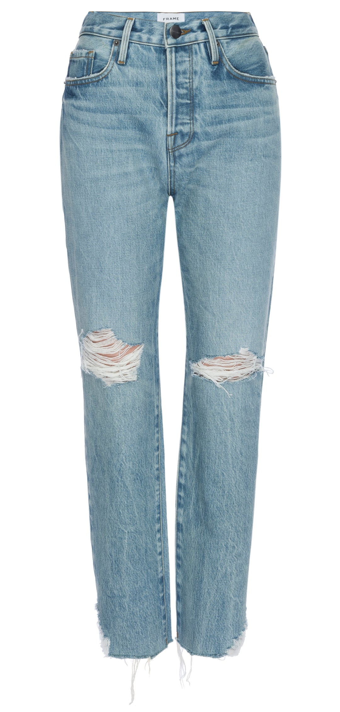 Frame Denim - Le Original Straight Leg Jean in Limelight Chew Denim