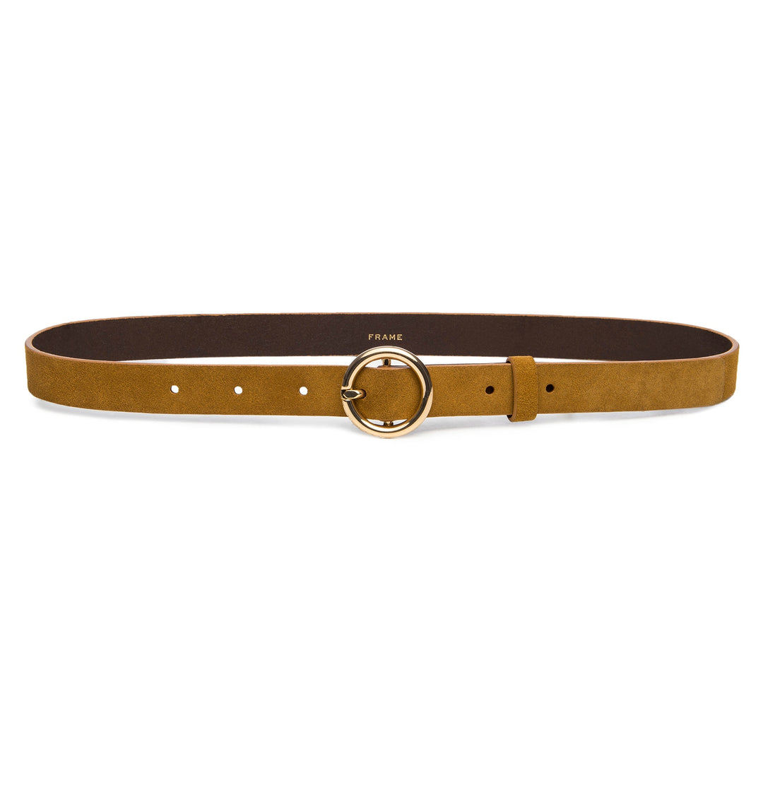 Frame - Le Petit Circle Belt in Cognac – Blond Genius display picture 2