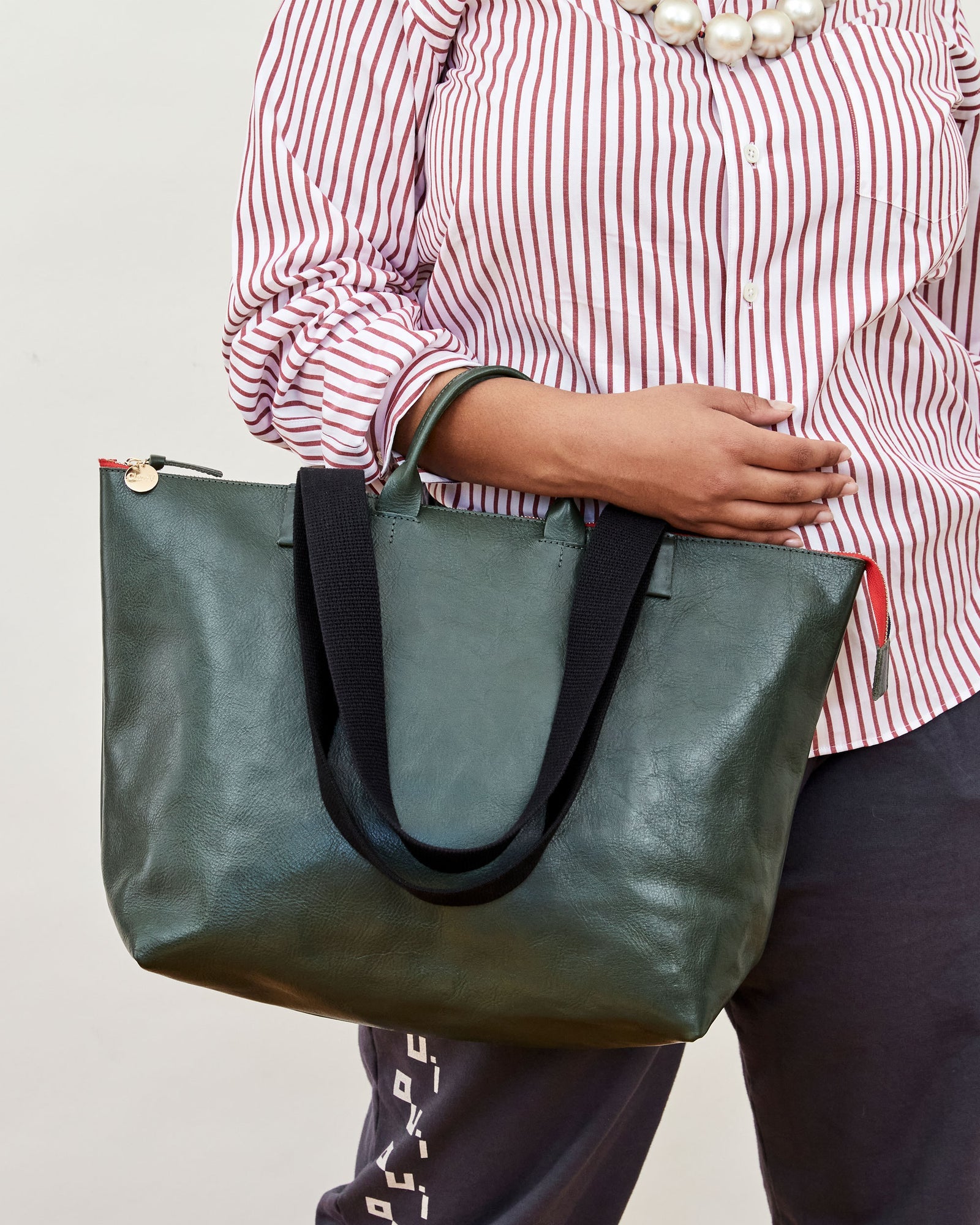 Clare V. - Le Zip Sac in Loden Rustic – Blond Genius