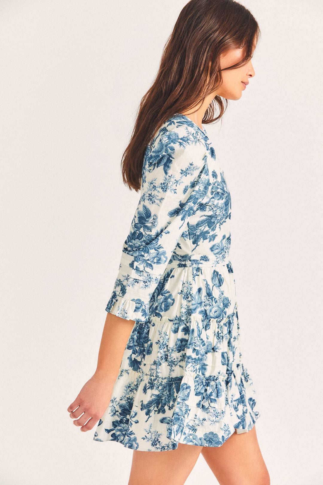 Love Shack Fancy - Lienzo Dress in Blue China