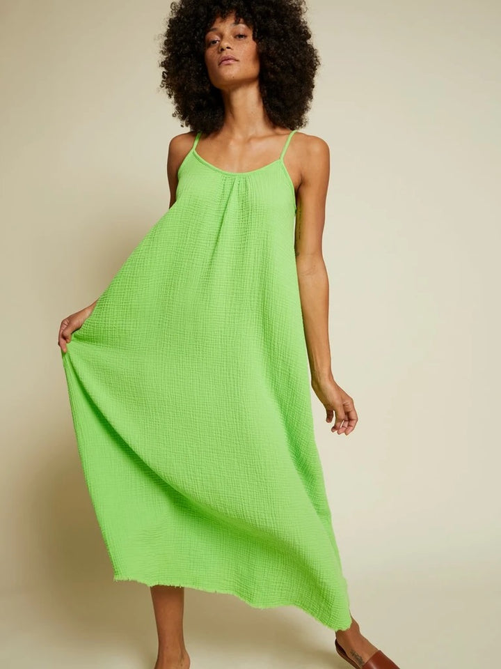 Nation LTD - Lila Maxi Dress in Acid Green