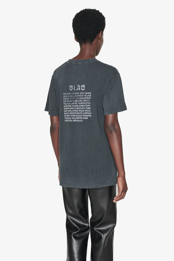 Anine Bing - Lili Tee Biker in Washed Black
