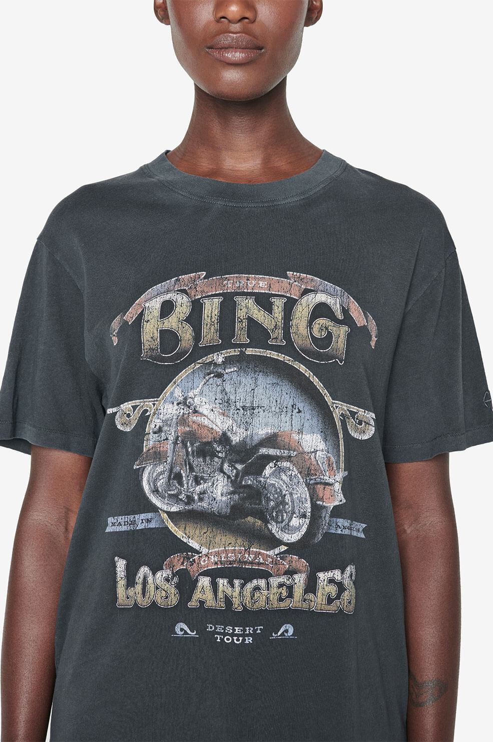 Anine Bing - Lili Tee Biker in Washed Black