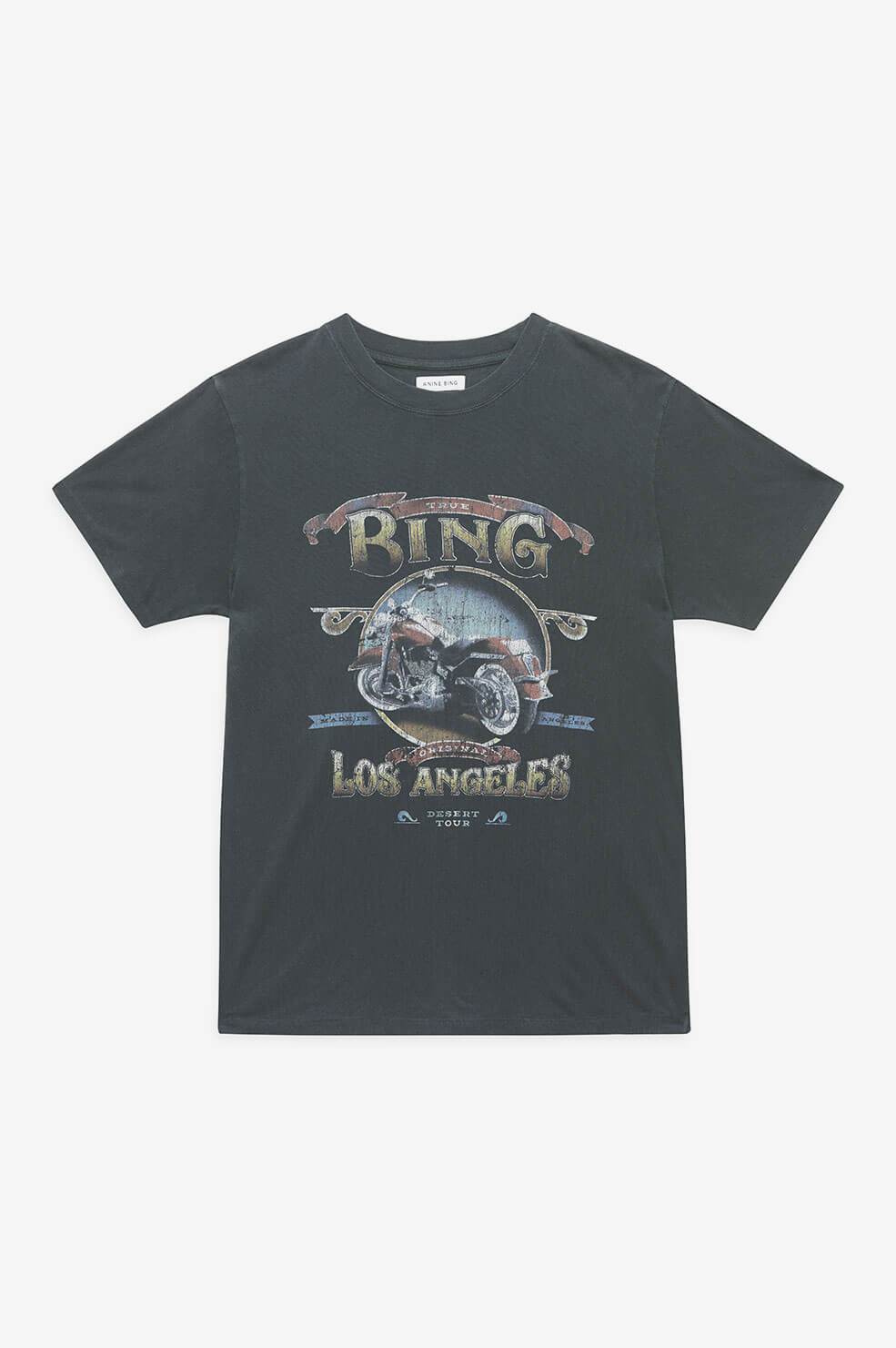 Anine Bing - Lili Tee Biker in Washed Black