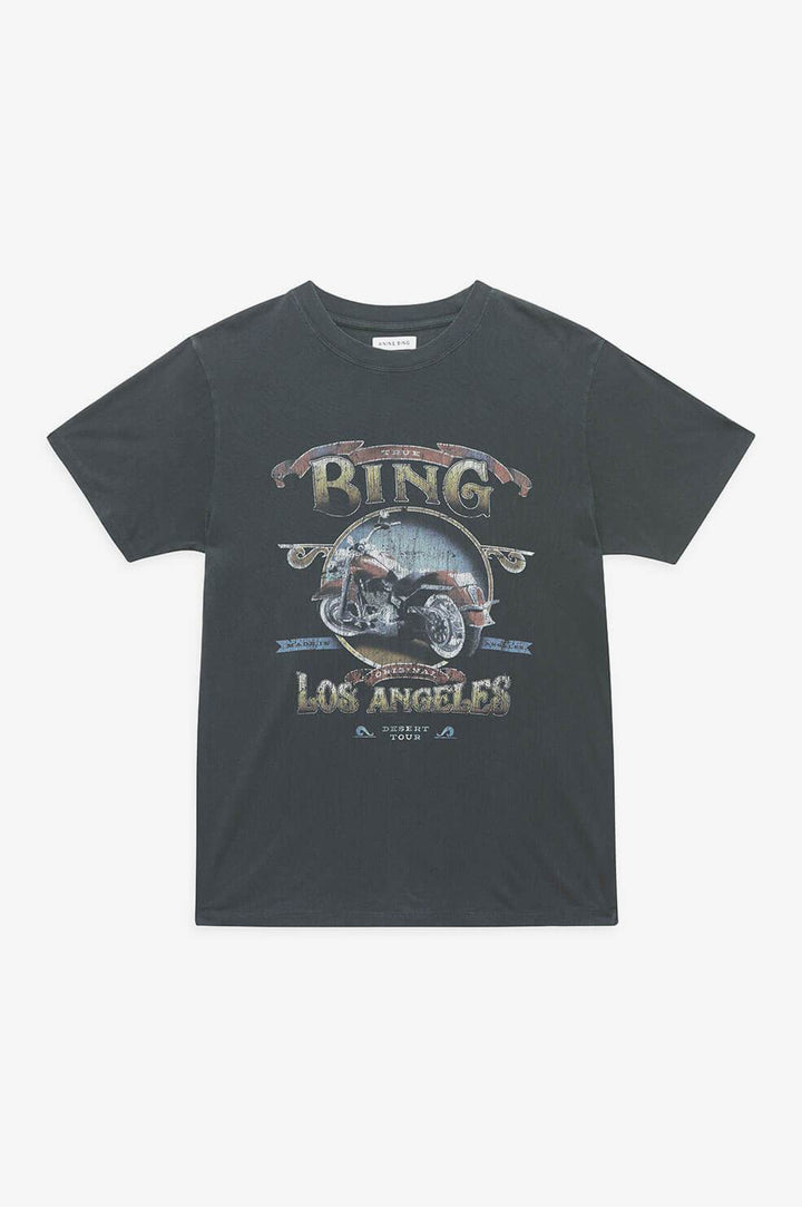 Anine Bing - Lili Tee Biker in Washed Black