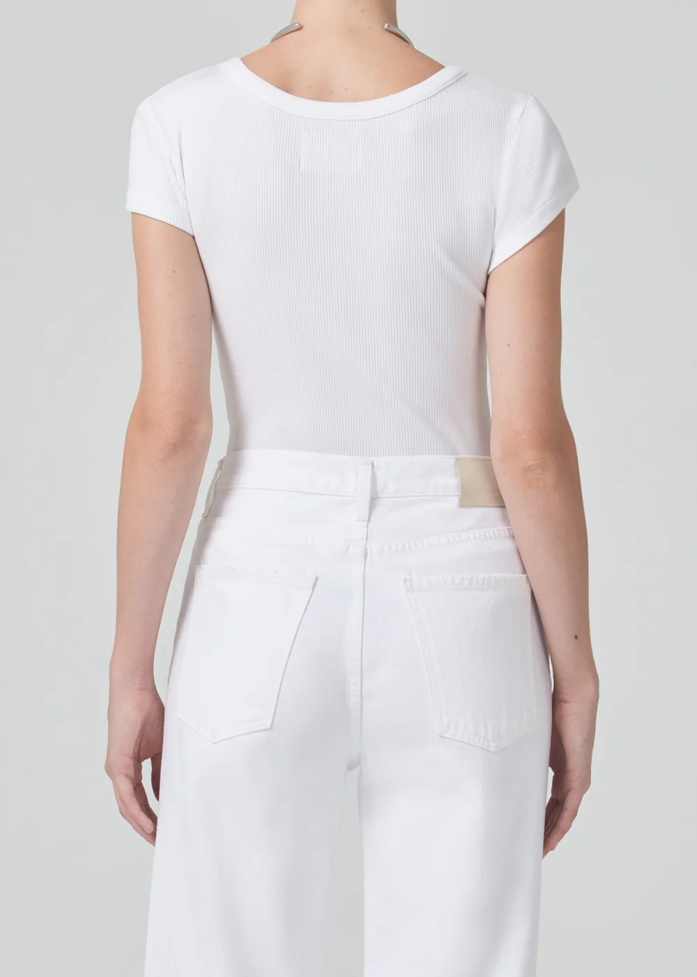 Citizens of Humanity - Lima Scoop Neck in White
