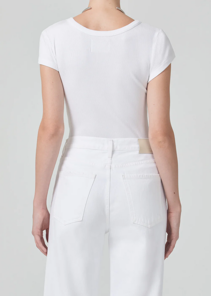 Citizens of Humanity - Lima Scoop Neck in White