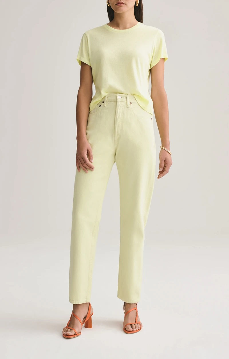 AGOLDE - 90's Mid Rise Loose Fit in Limoncello
