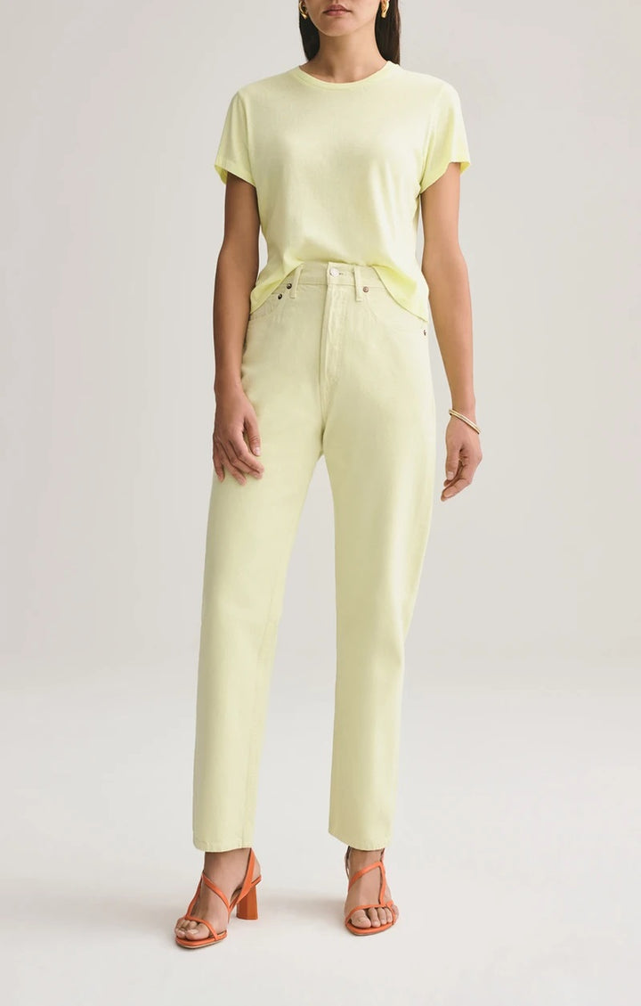 AGOLDE - 90's Mid Rise Loose Fit in Limoncello
