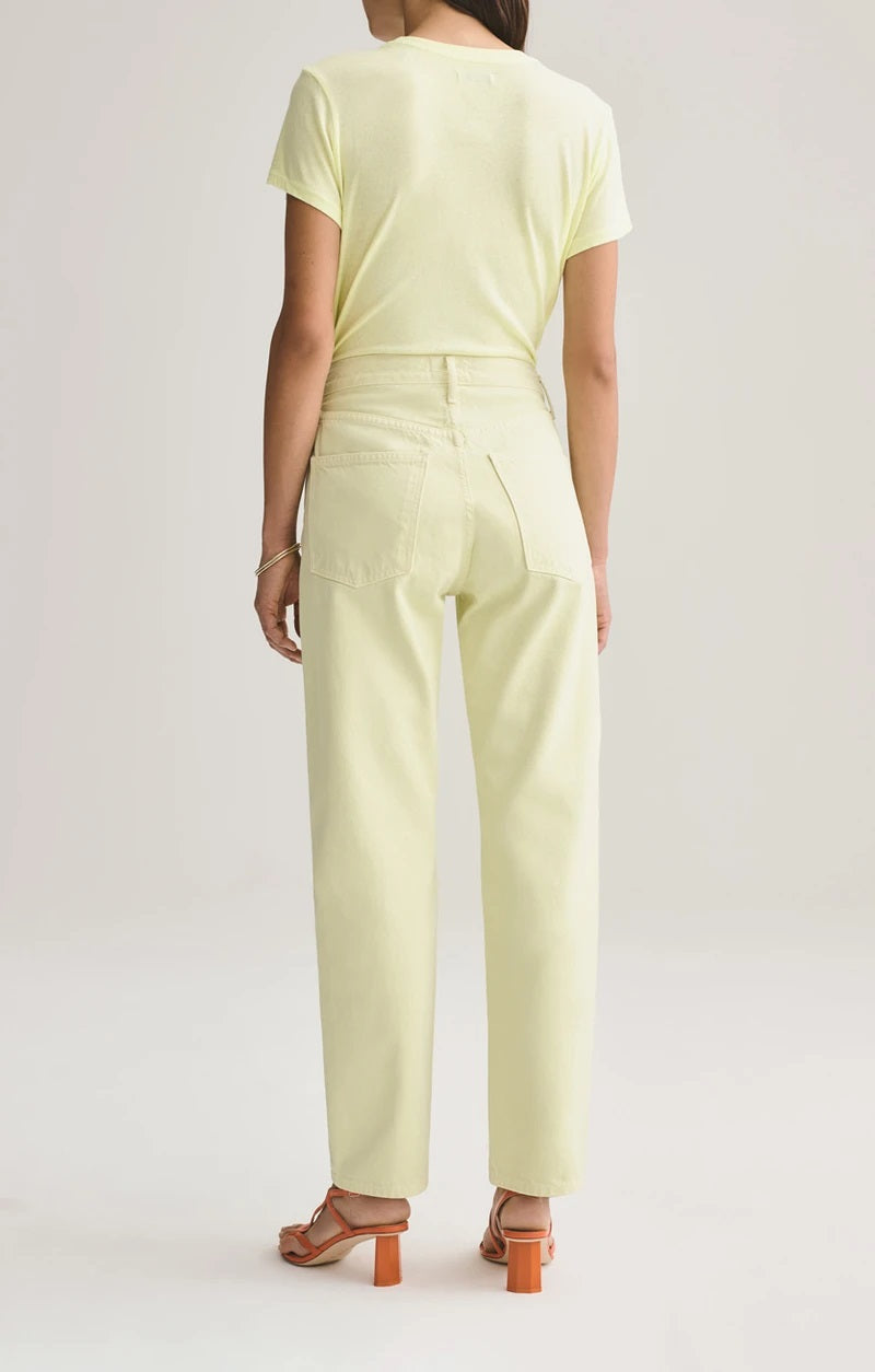 AGOLDE - 90's Mid Rise Loose Fit in Limoncello