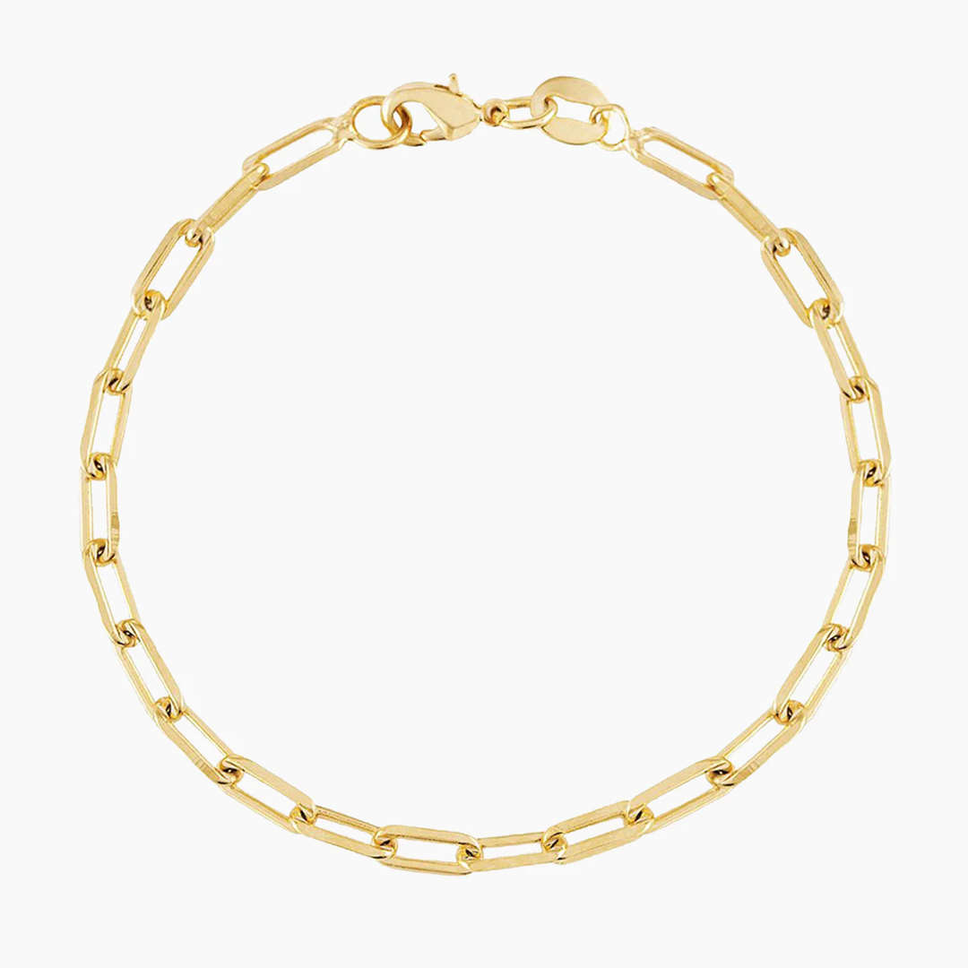 Alexa Leigh - Link Anklet in Gold