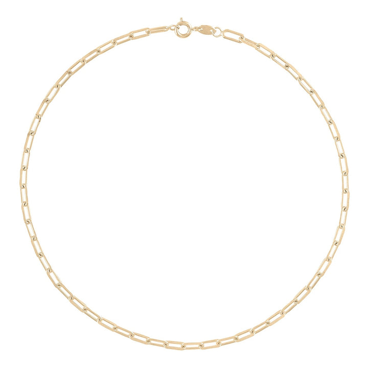 Alexa Leigh - Link Chain Necklace 14" in Yellow Gold