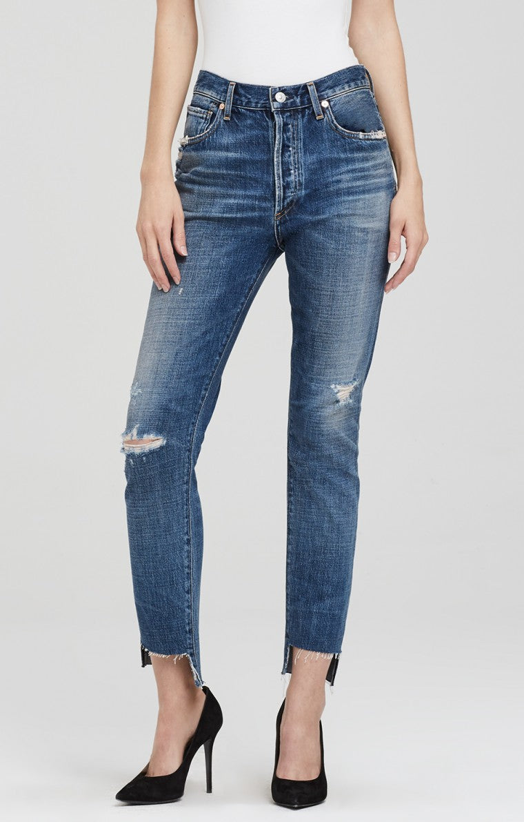 CITIZENS of HUMANITY 22051078SLOON 関税送料込 Isola Zip Cropped Boot Jean