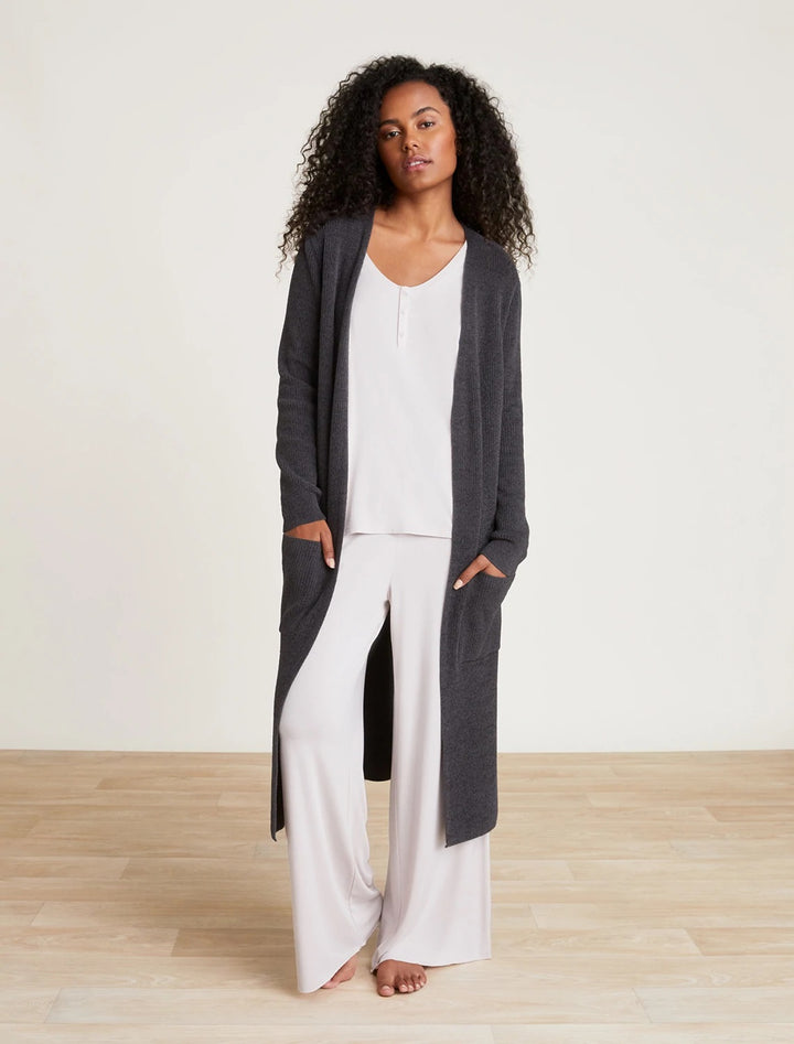 Barefoot Dreams - CozyChic Ultra Lite Long Cardi in Carbon