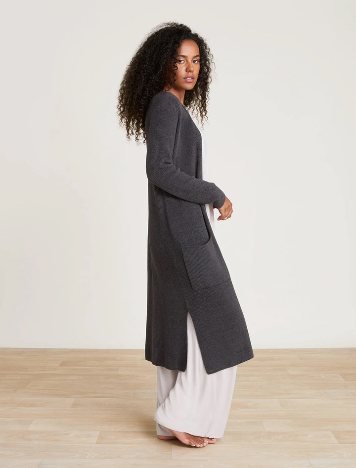 Barefoot Dreams - CozyChic Ultra Lite Long Cardi in Carbon