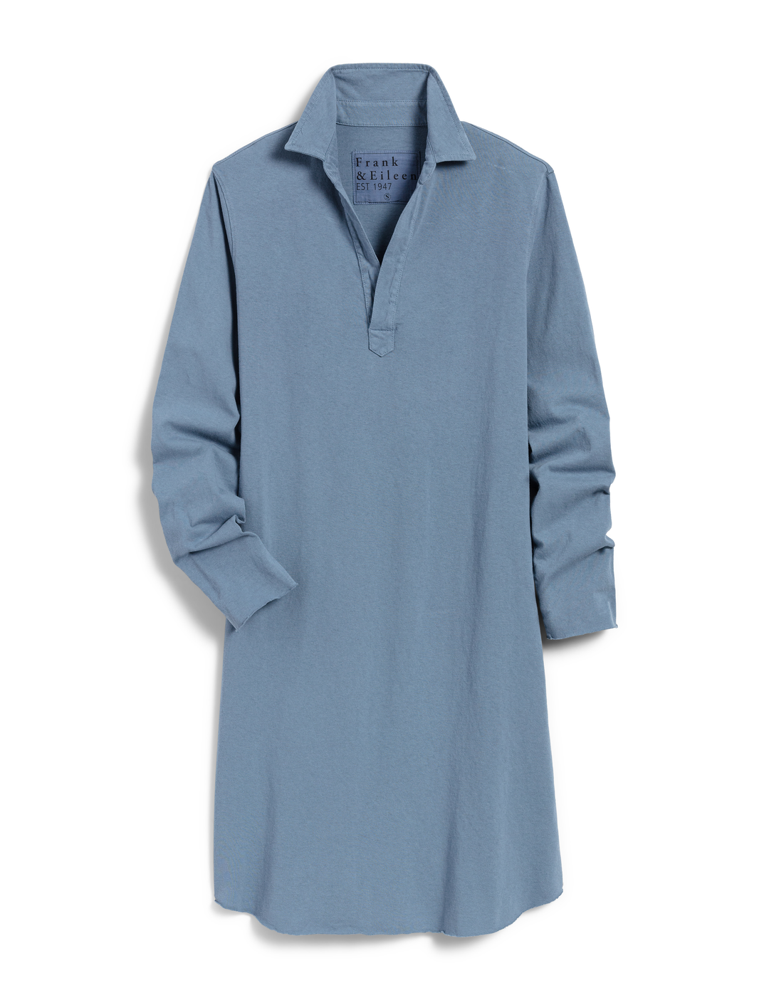 Frank & Eileen - Long Sleeve Polo Dress in Jean Dress
