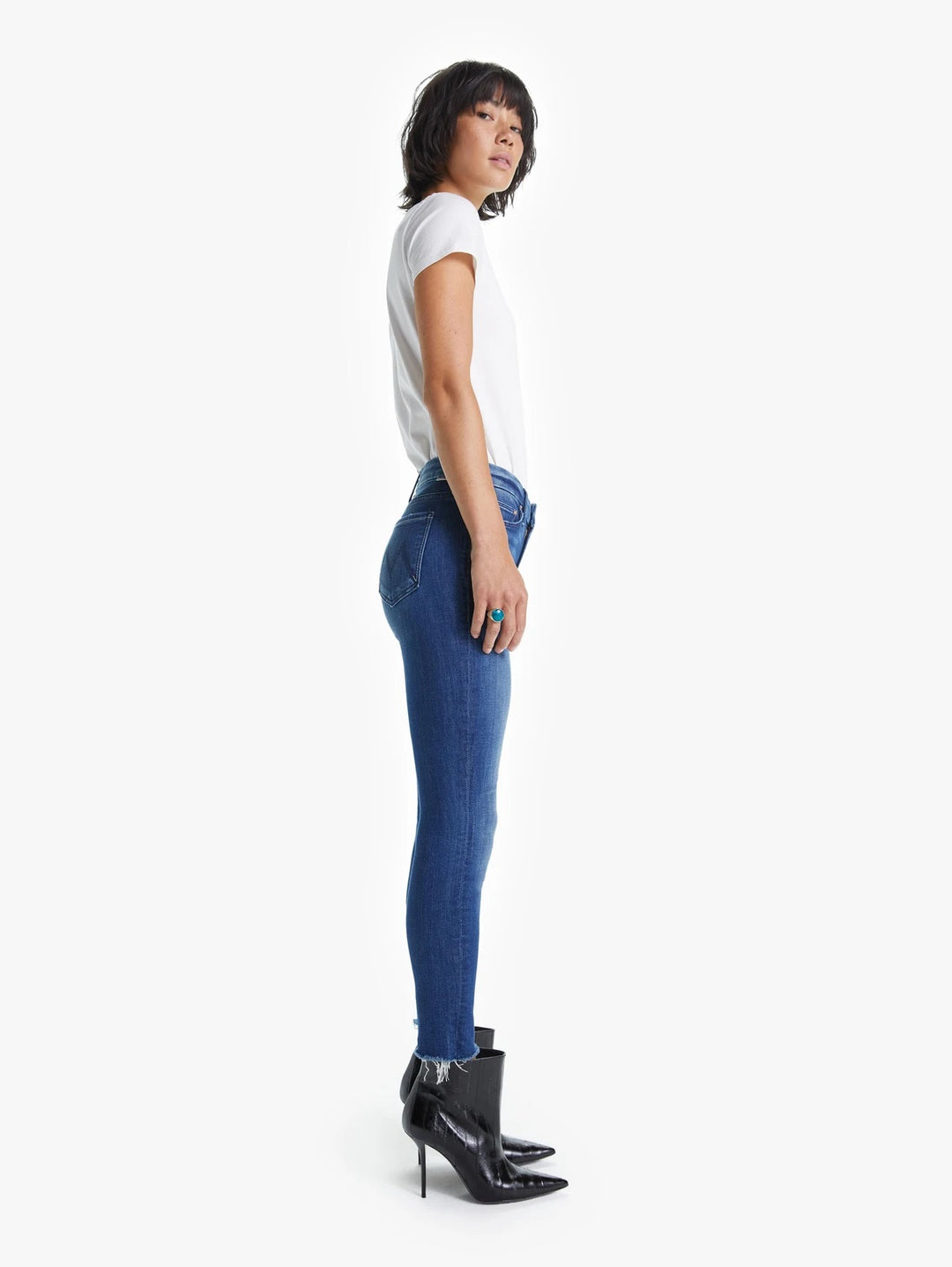 Mother Denim - The Looker Ankle Fray in Bazaar Adventures
