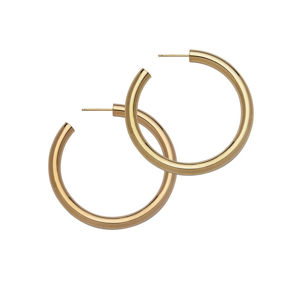 Jennifer Zeuner - Lou Medium Earrings Gold Plated