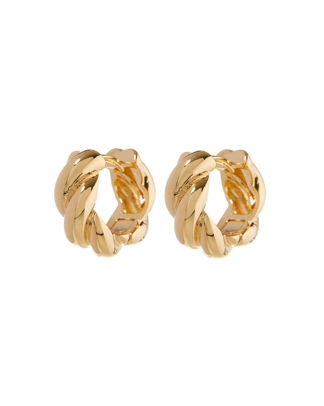 LUV AJ - Louise Huggies (15mm) in Gold
