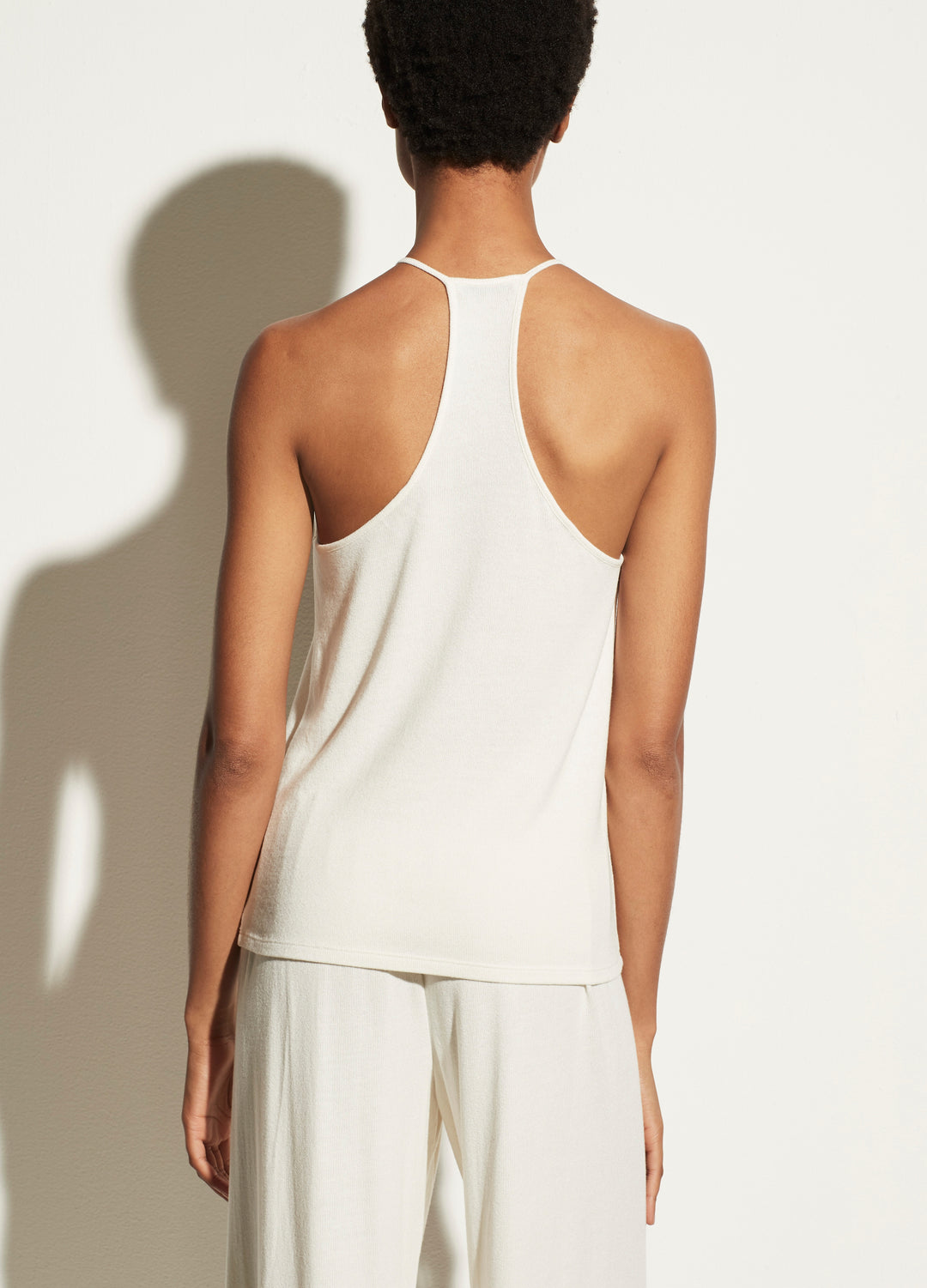 Vince - Lounge Tank in Bone Tops