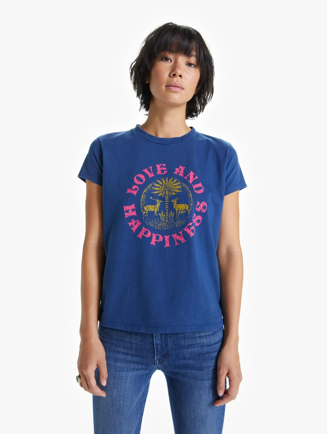 Mother - The Boxy Goodie Goodie Tee in Love and Happiness